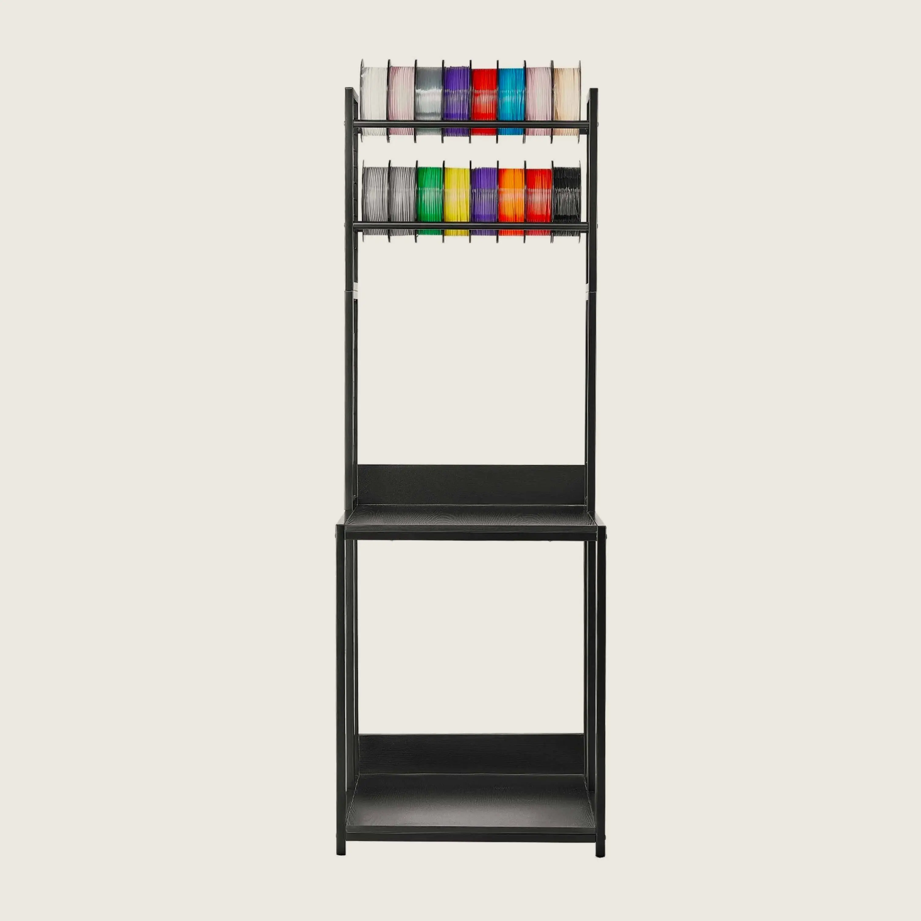 HuaSheng 4-Tier 3D Printer Filament Storage Rack with Wheels HS-DY5 1