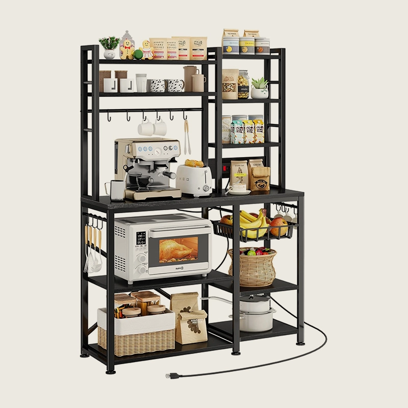 HuaSheng Coffee Bar Baker Rack Microwave Oven Rack HS-C3 1