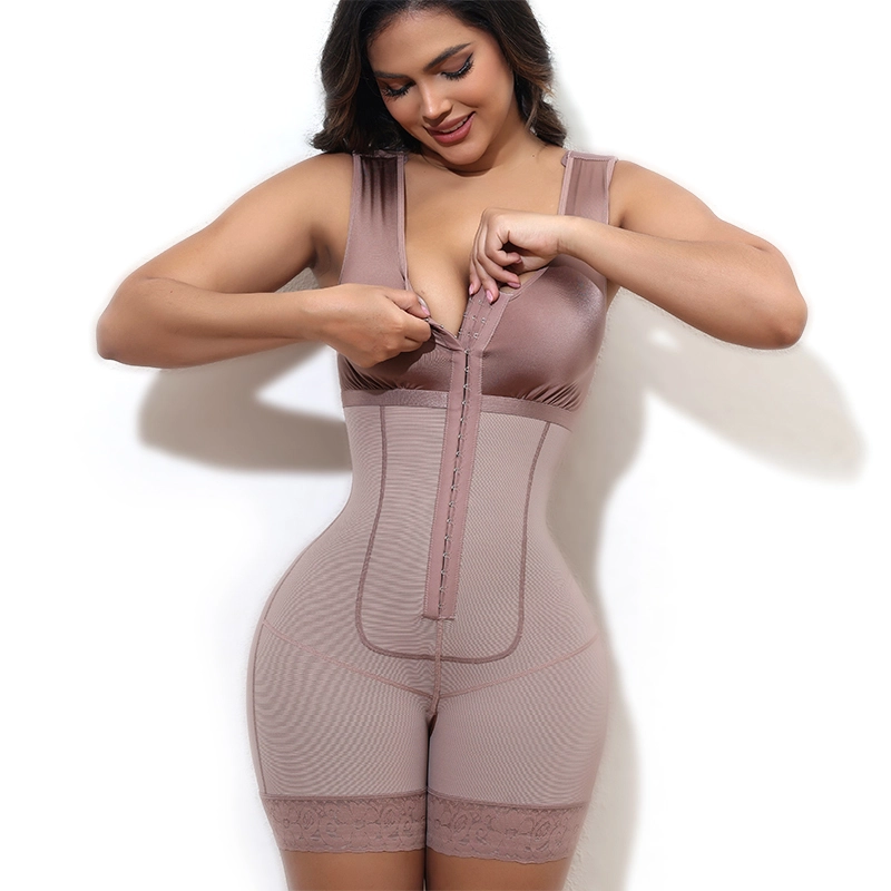 Faja Bodysuit-3 стальные кости, управление животом с тройным слоем 1