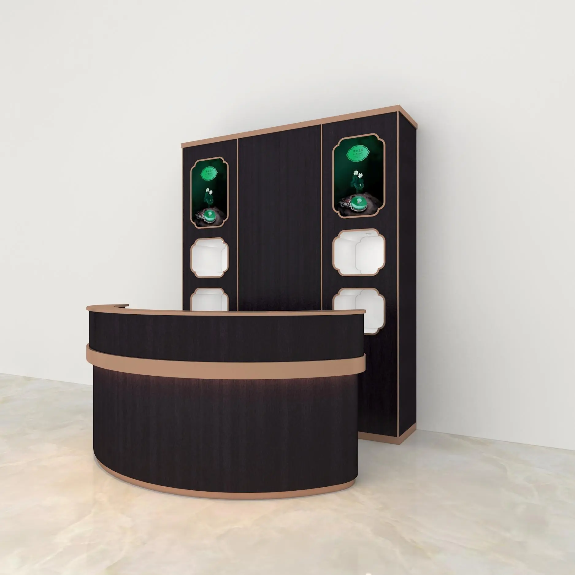 Custom High-End Luxury Jewelry Cabinet for Display and Storage 1