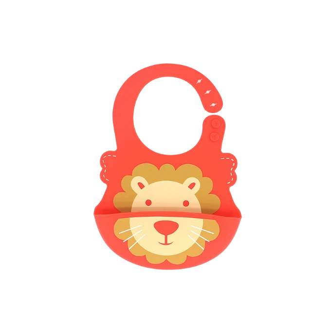 Silicone Baby Bib – Soft & Waterproof Infant Feeding Bib 1