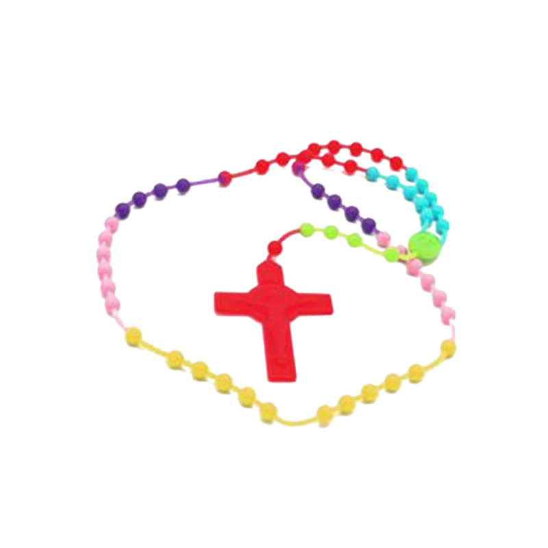 Glow-in-the-Dark Silicone Necklace for Kids Soft, Safe, Colorful 1
