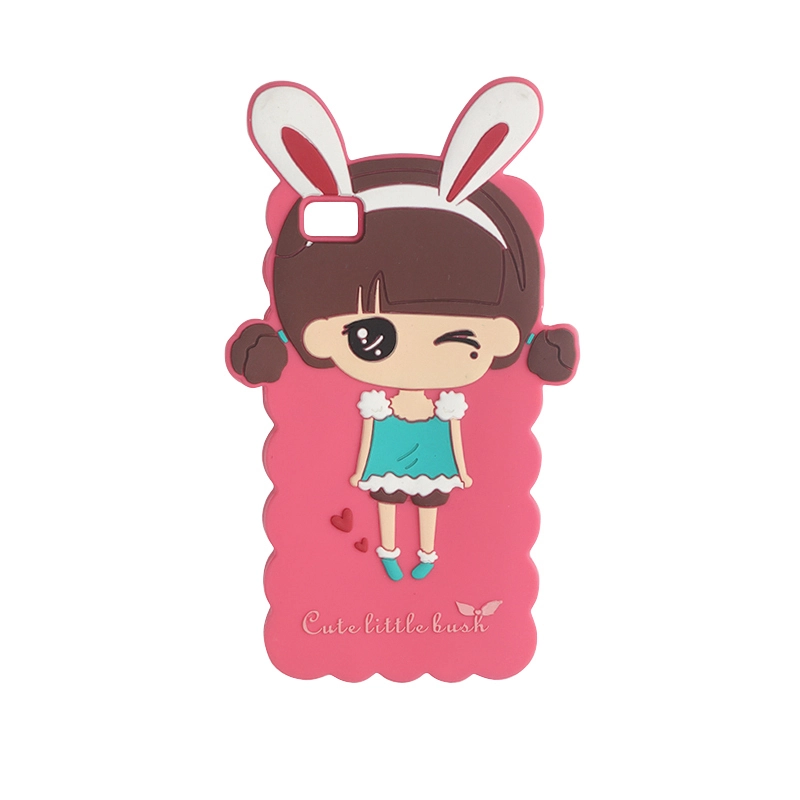 Xiaomi Silicone Phone Case – Cartoon Girl Soft Protective Cover 1