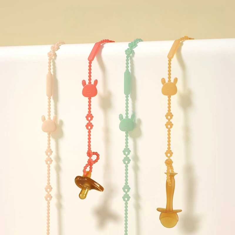 Baby Teething Necklace Toy – BPA-Free Silicone Pendant for 6M+ Infants 1