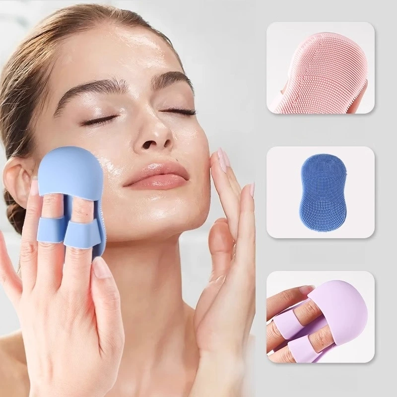 Mini Finger Silicone Facial Cleansing Brush – Soft Exfoliating Nose & Pore Cleaner 1