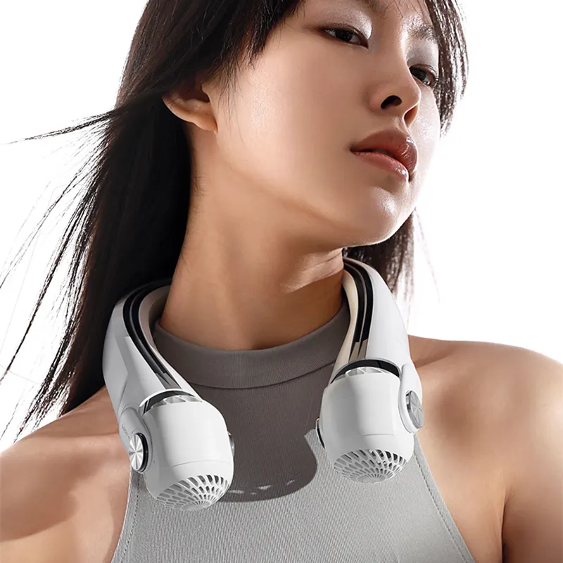 Portable Hanging Neck Sports Fan Wearable Neck Fan Wholesale - JMK Smart 9