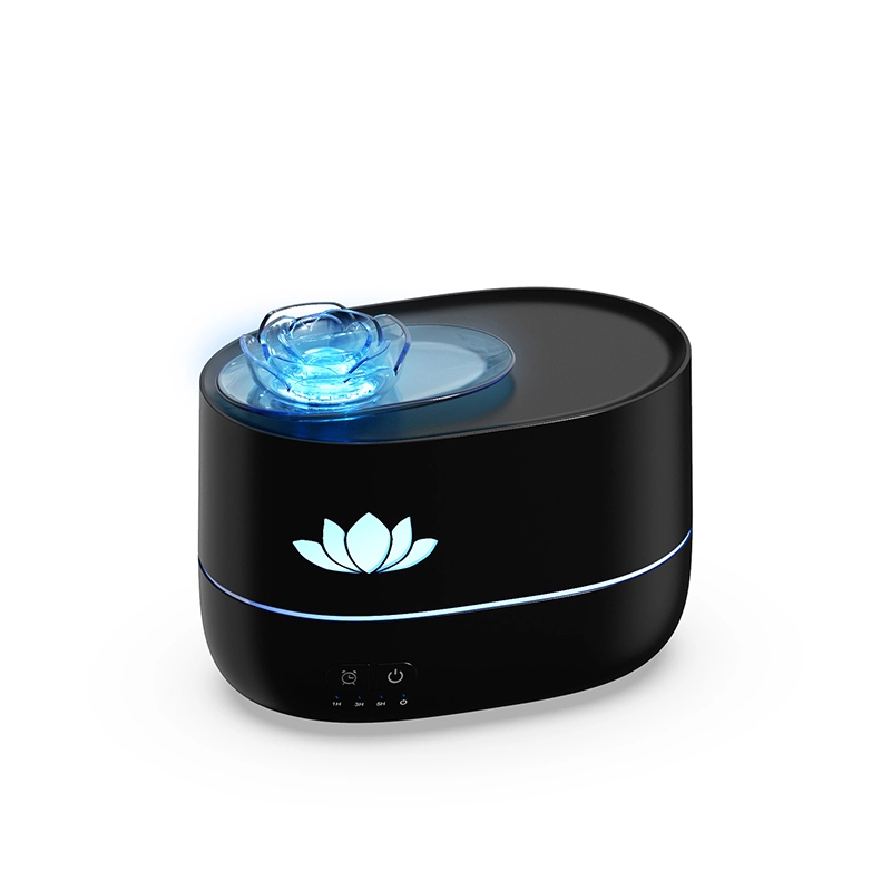 JMK Smart Lotus Aroma Diffuser Silent Humidification with glearful night light for sleep 1