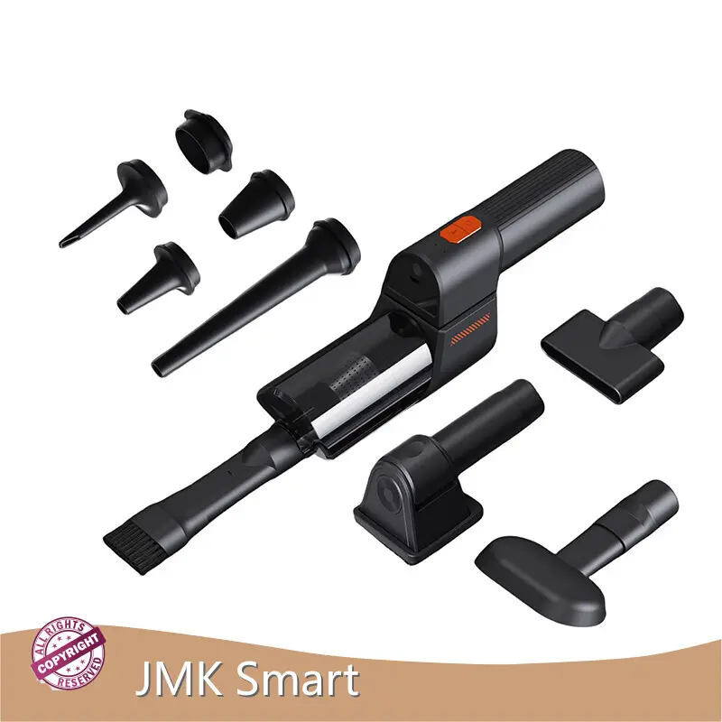 JMK Smart Vacuum Cleaner Accessories Kit - Brushless Motor Powerful Suction Dual Use At Home And In The Car