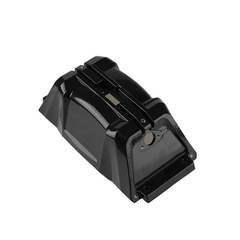 High gloss spray black surface ADC12 metal die casting aluminum casting top cover 1