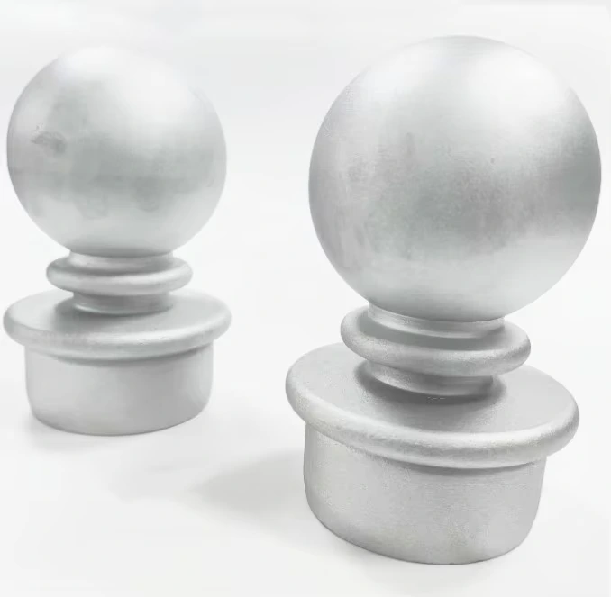 Boule décorative en fonte d&39;aluminium pour main courante 1