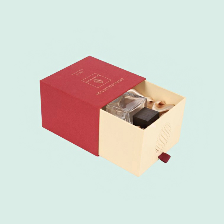 Boîte d'emballage cadeau avec tiroir parfum personnalisé en carton de papier de luxe en carton de luxe 3