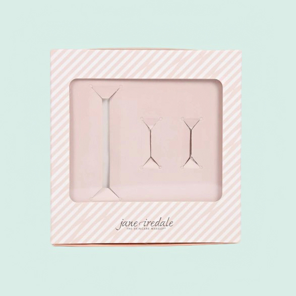 Boîte de tiroir de maquillage colorée personnalisée en gros Boîte de cartes en papier mince avec fenêtre PVC claire 2