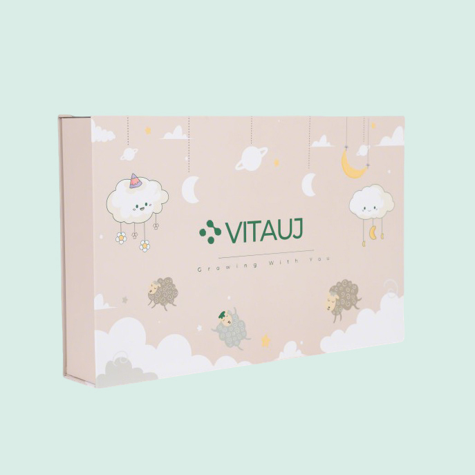 Fully customized magnetic closure rigid cardboard packaging box for clothing and accessories 4
