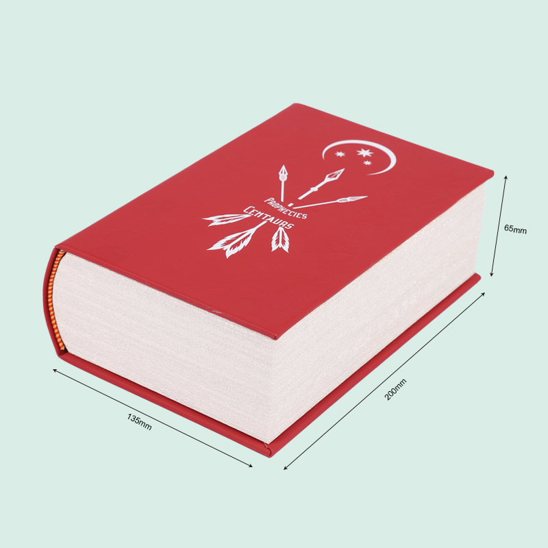 High quality fake book box packaging box with magnet closure decorative box 2
