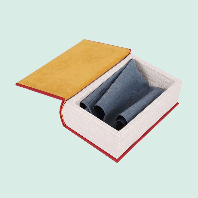 High quality fake book box packaging box with magnet closure decorative box 6