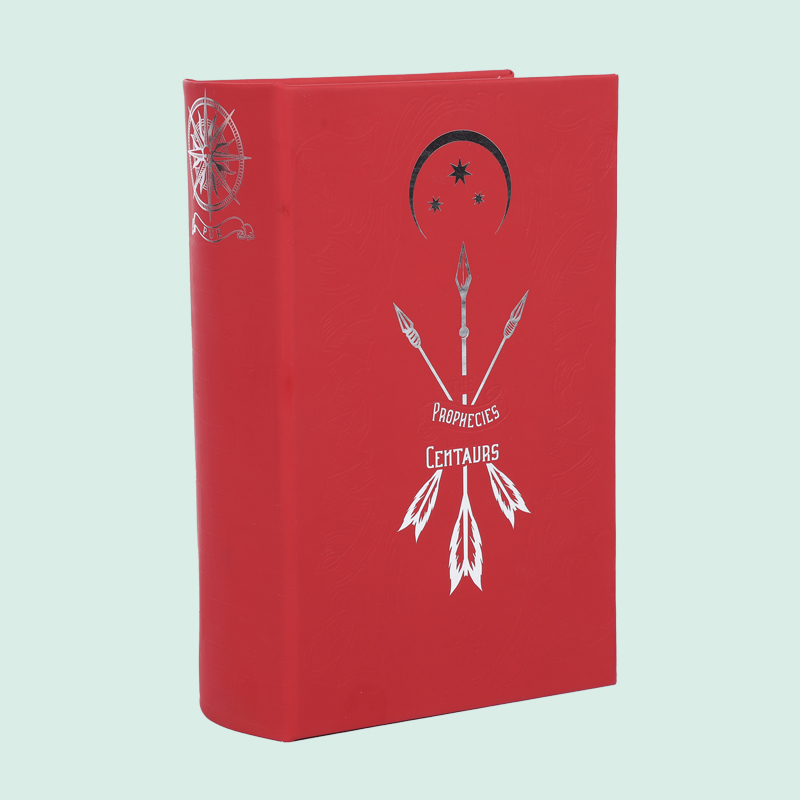 High quality fake book box packaging box with magnet closure decorative box 5