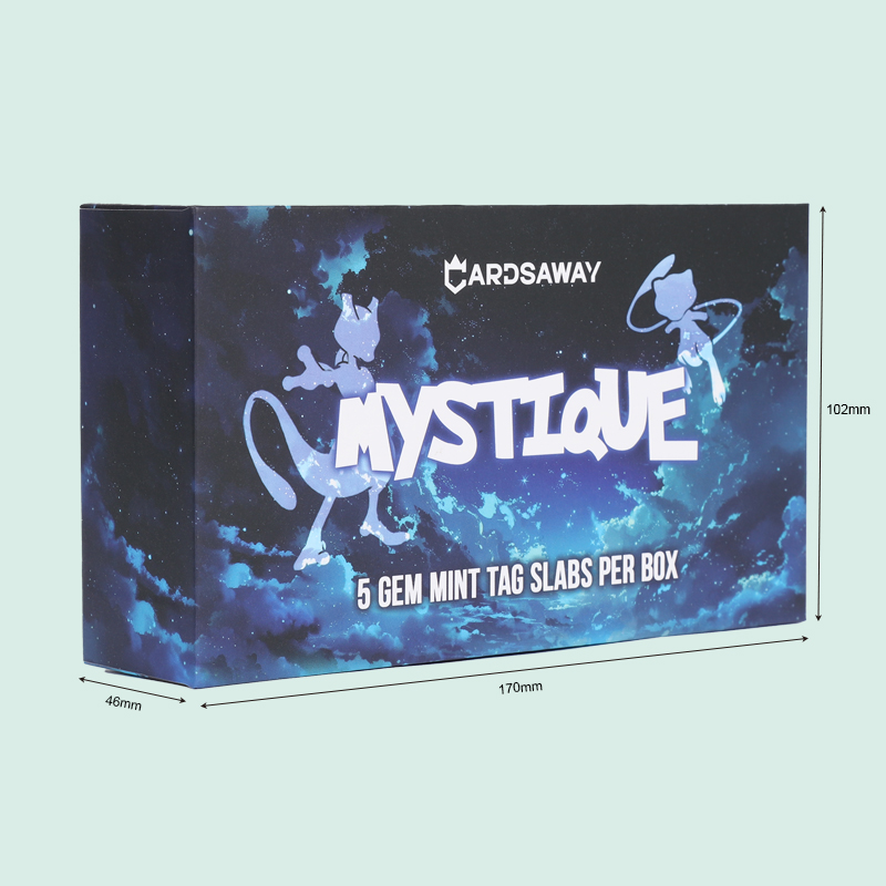 Luxury colorful lid base box play game card box customize with your logo from Ipack 2
