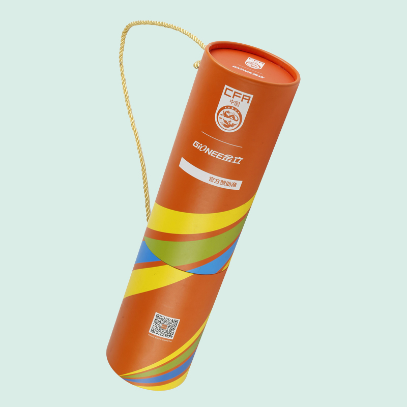 High Quality Custom Cylindrical box with handle Premium Cylindrical box Hongte  Paper Box 2
