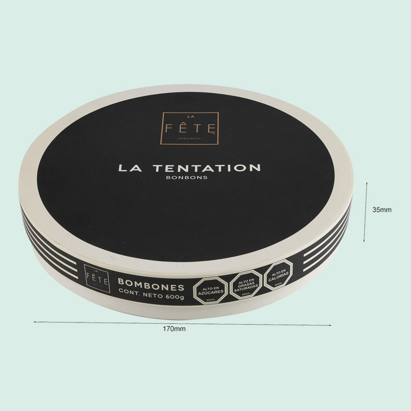 High Quality Flat Cylindrical Box Custom Tube Box Premium Customized Paper Packaging 1