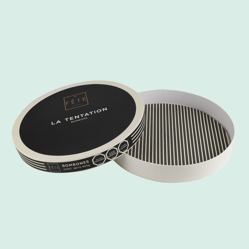 High Quality Flat Cylindrical Box Custom Tube Box Premium Customized Paper Packaging 3