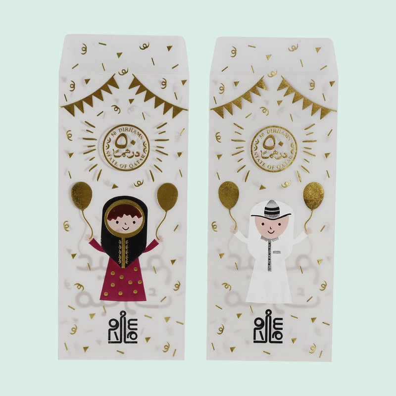 Customize branded paper envelop with colorful printing from IPACK 1