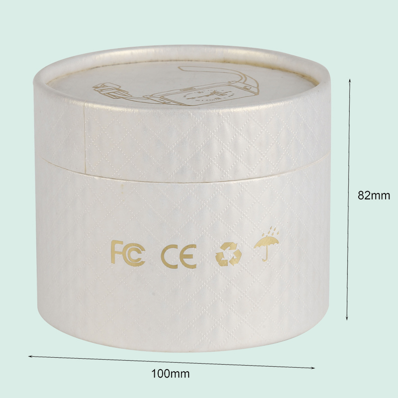 High Quality  Paper Packaging  Customized  Flat Cylindrical Box  Premium  Custom Tube Box 1