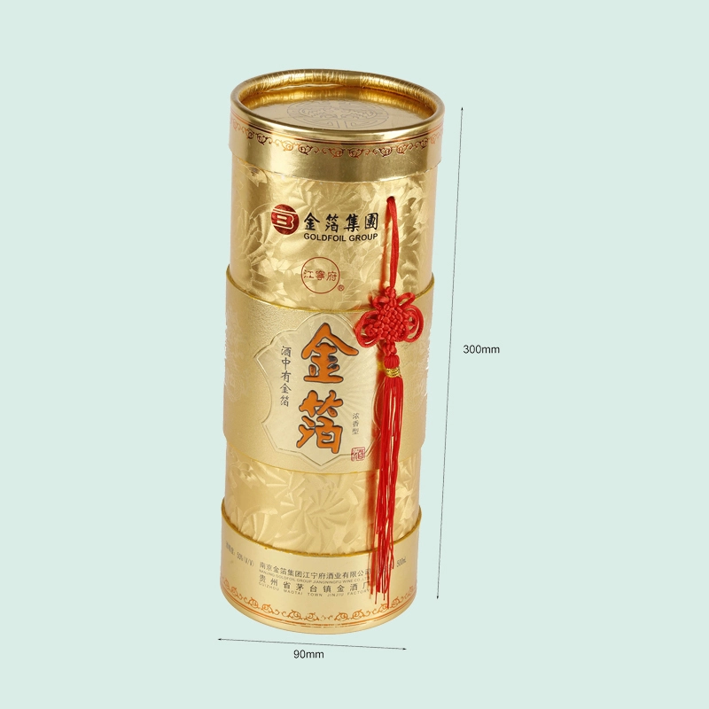 Customize wine round paper tube box paper tube box manufacturing company ipack box 1