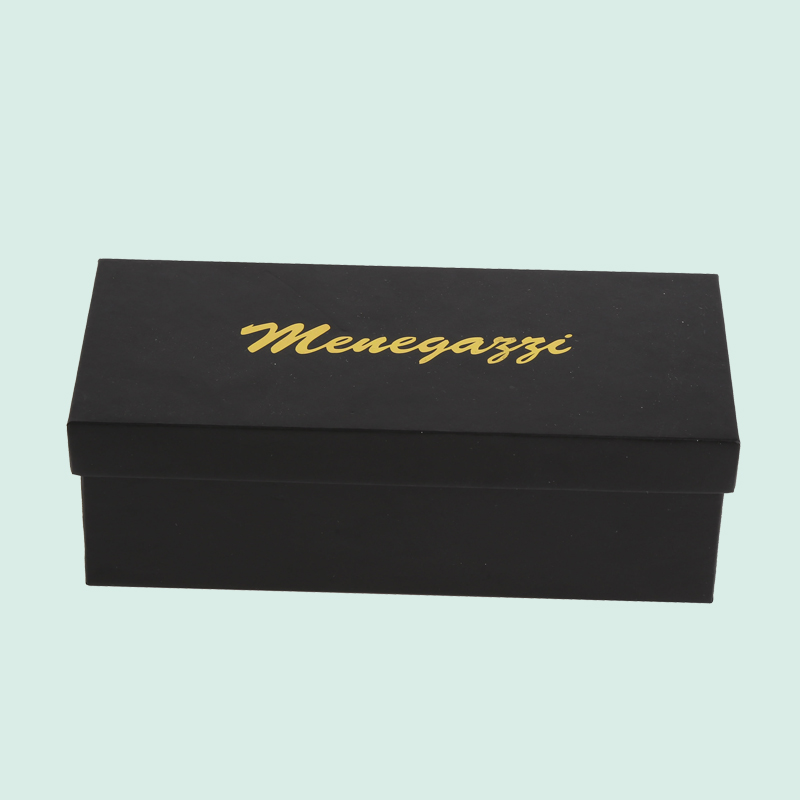 Benutzerdefinierte Luxus Black Deckel Base Base Box Brillenbox Anpassen mit Ihrem Logo von Ipack 3