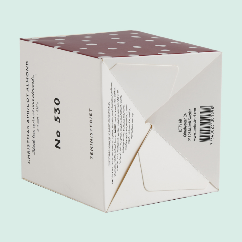 Wholesale custom tea box bottom auto-lock paper card box from IPACK 4