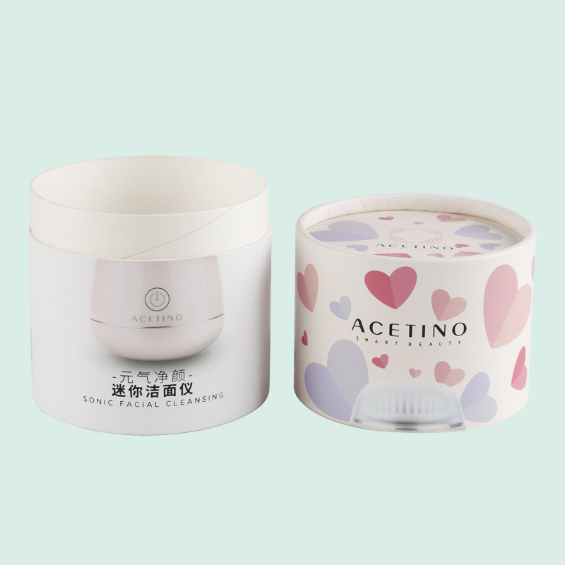Cajas de belleza personalizadas de alta calidad caja de tubo de papel cilíndrica IPack Caja 3