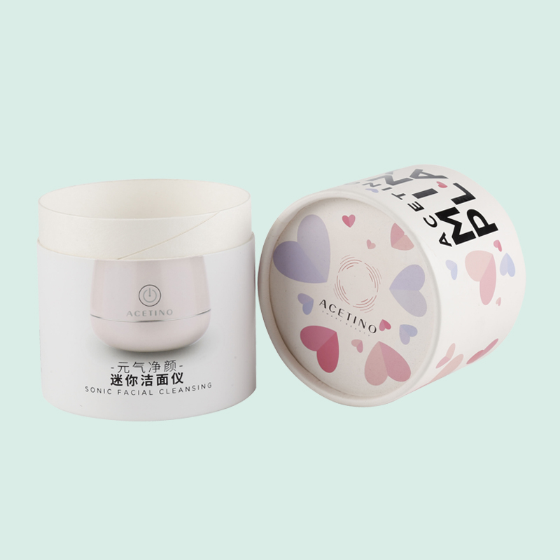 Cajas de belleza personalizadas de alta calidad caja de tubo de papel cilíndrica IPack Caja 4