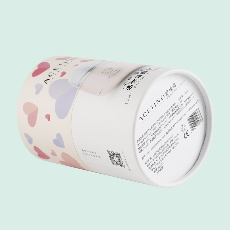 Cajas de belleza personalizadas de alta calidad caja de tubo de papel cilíndrica IPack Caja 5