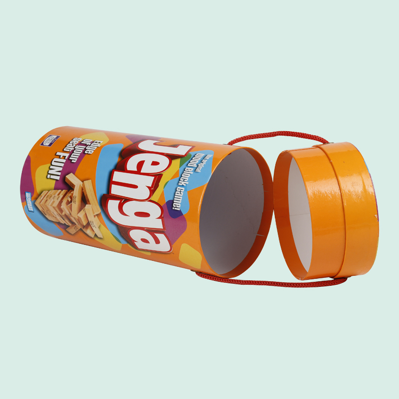 High Quality Custom Cylindrical box branded cardboard tubes with handles ipack paper tube box 6
