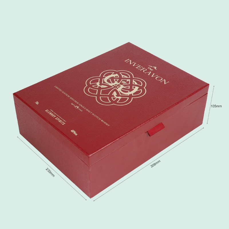 High quality Customized luxury Flip-top box  paper packaging boxes ipack box 1