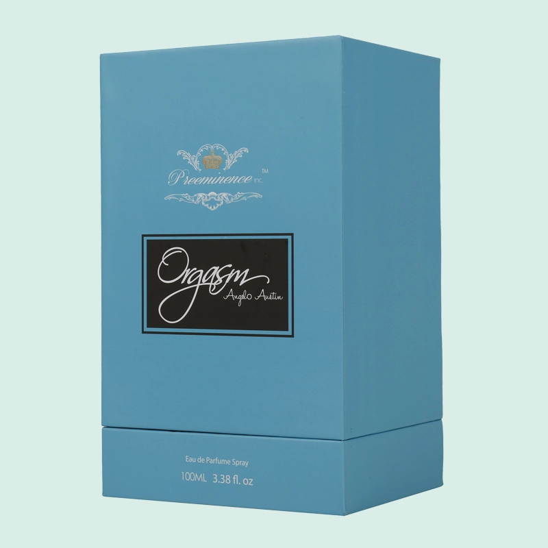 Custom full color printing paper packaging lid base perfume box from Ipack 1