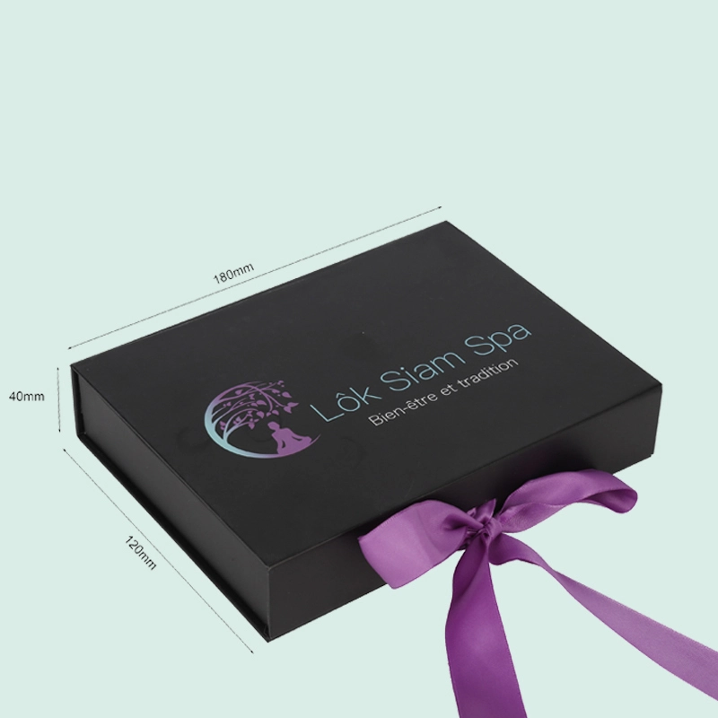 High quality Customizable paper packaging boxes  multifunctional magnetic box with Ribbon 1