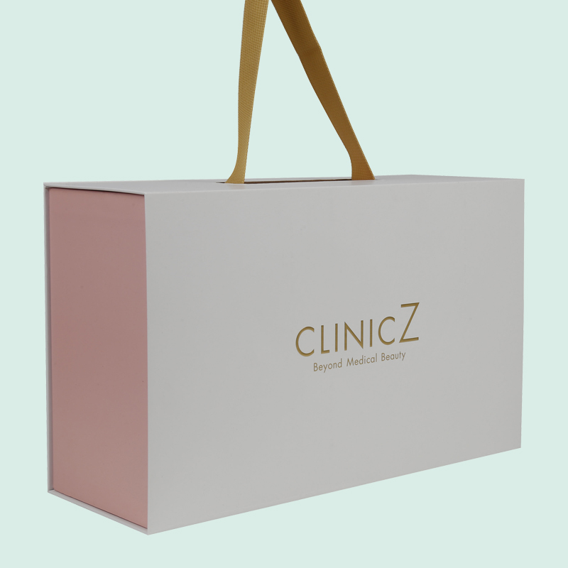 Customizable paper packaging box high quality  luxury magnetic box with handle ipack brand box 2