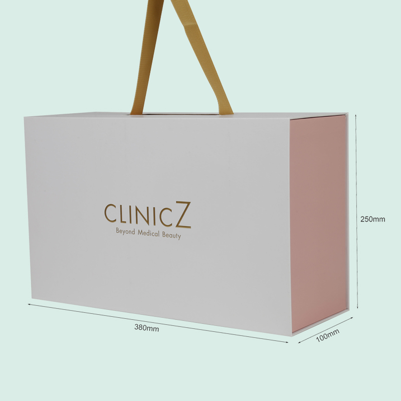Customizable paper packaging box high quality  luxury magnetic box with handle ipack brand box 1