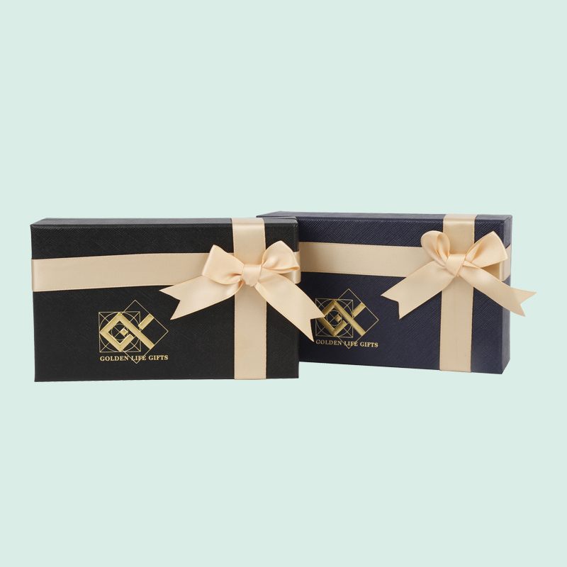 Customizable lid and base gift box with ribbon bow rigid gift boxes ipack box 3