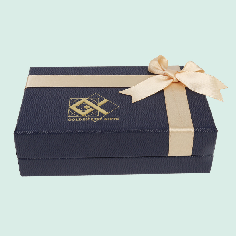 Customizable lid and base gift box with ribbon bow rigid gift boxes ipack box 5