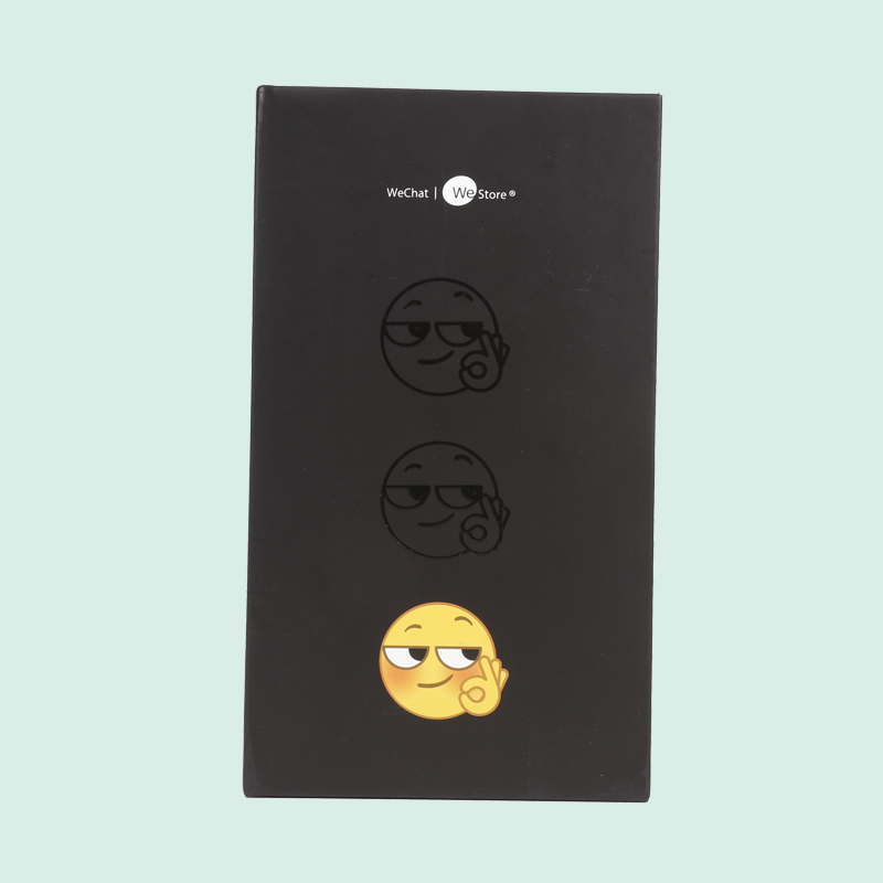 Luxury black lid base box with sponge foam to wrap your products customize with your logo from IPACK 6