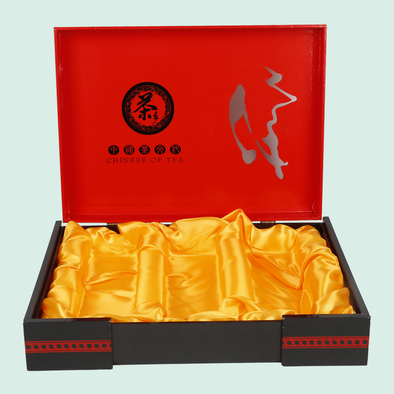 High end Luxury custom packaging box with satin cloth insert special wooden box varnish finish from IPACK 5