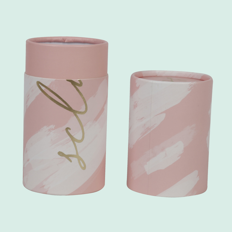 High-end  Paper Packaging  Customized  Flat Cylindrical Box  paper tube box manufacturing company ipack 7