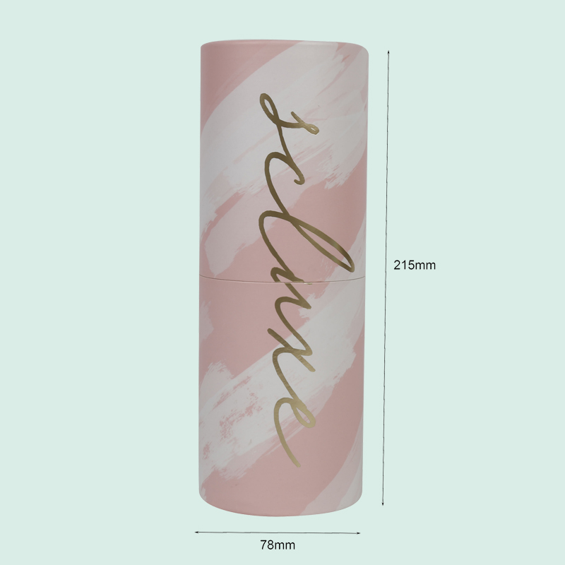 High-end  Paper Packaging  Customized  Flat Cylindrical Box  paper tube box manufacturing company ipack 1