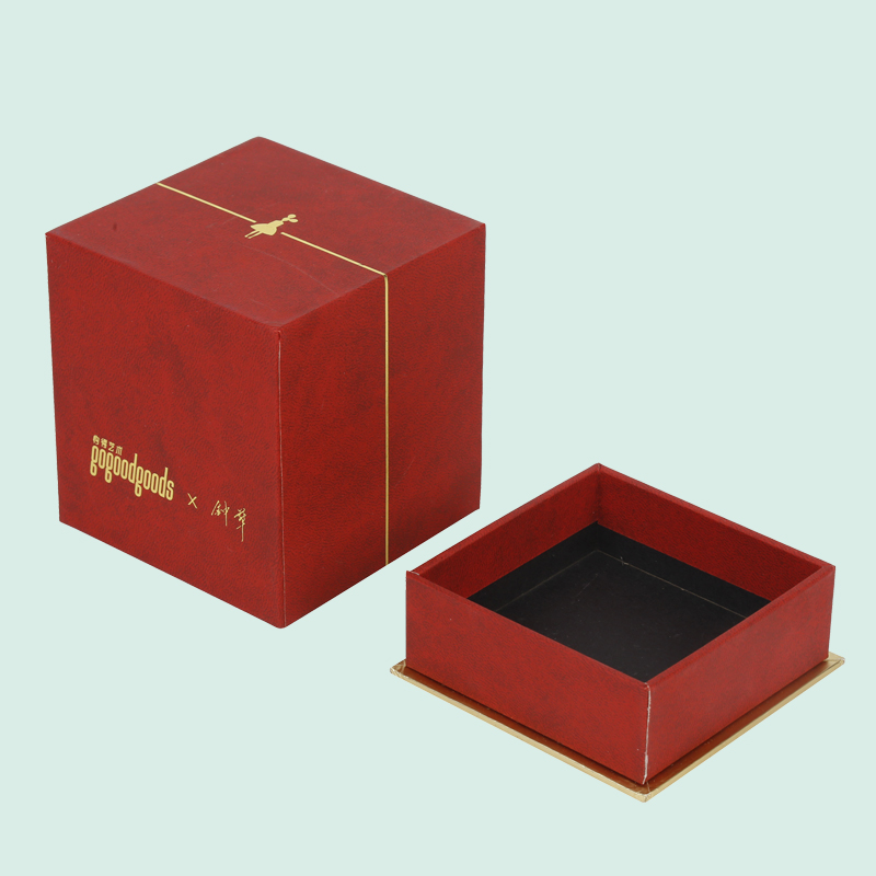 high end special texture paper packaging luxury lid base gift box from IPACK 2