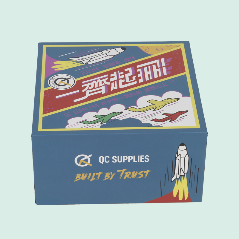 Luxury colorful lid and base box custom gift boxes with your logo and slogan——from ipack 4