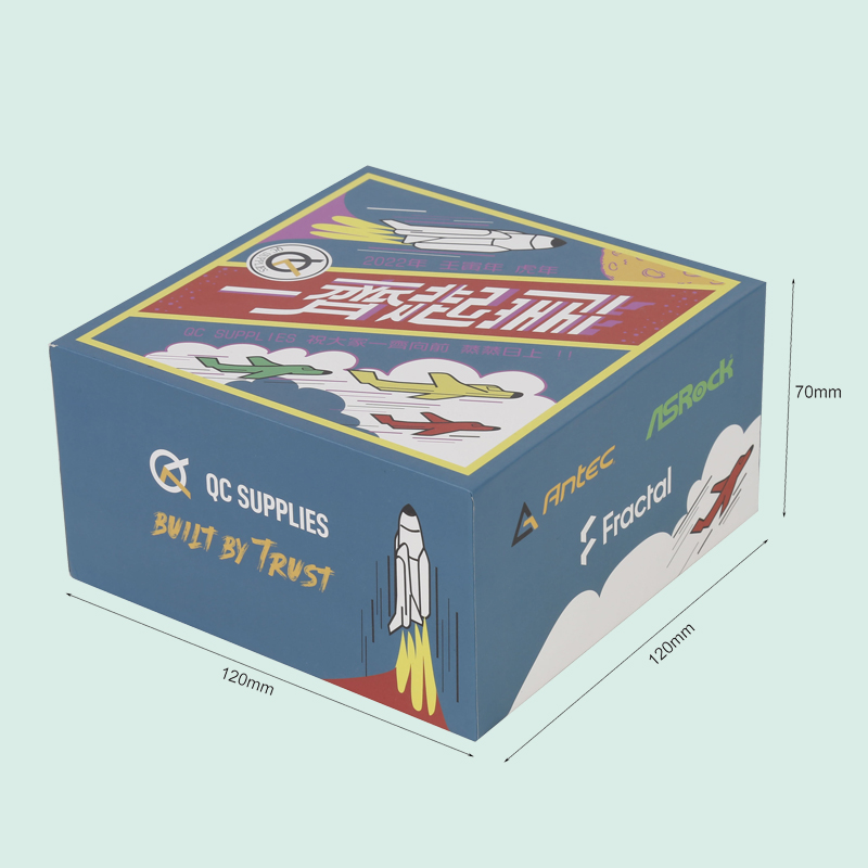 Luxury colorful lid and base box custom gift boxes with your logo and slogan——from ipack 2