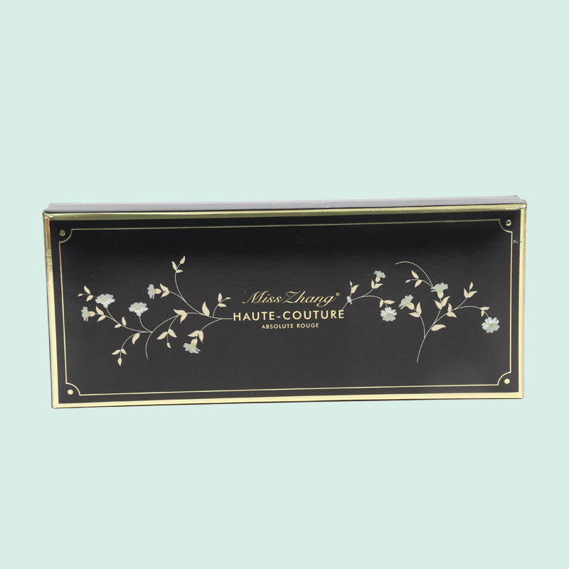 Customized luxury Flip-top box black gift package from IPACK box factory 7