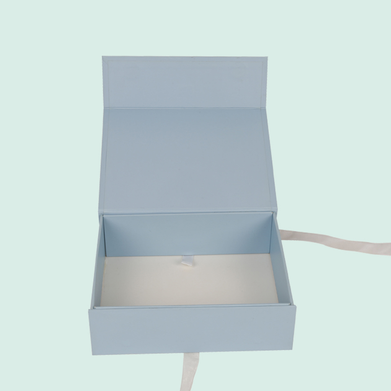 ปรับแต่งกล่องแม่เหล็กแบบพับได้ด้วย Ribbon Bow Luxury Box Box Box Ipack แบรนด์ iPack 6