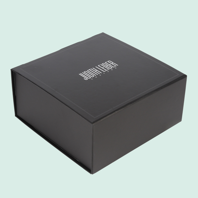 High quality folding magnetic box with UV logo  luxury customized paper box ipack box 4
